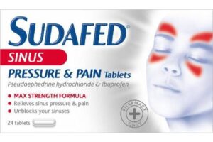 Bild von Sudafed Sinus Pressure & Pain Relief – 24 Tablets