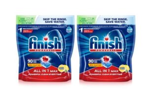 Bild von Finish Powerball All-in-One Max Lemon Dishwasher Tablets: Two Packs