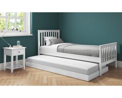 Bild von Oxford Guest Bed in Cream With Pop-up Trundle