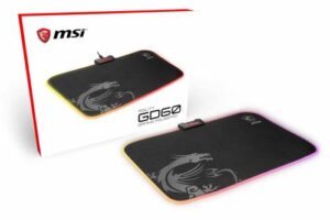 Bild von MSI Agility GD60 RGB Pro Gaming Mousepad 386mm x 290mm-