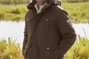 Bild von Atlas for Men Men’s Brown Water-Repellent Parka – Full Zip – Detachable Hood  – BROWN