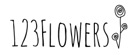 123 Flowers Logo