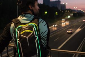 Bild von WheelBee LED Lit Bike Backpack