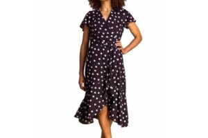 Bild von Roman Originals Frilled Hem Spot Print Dress