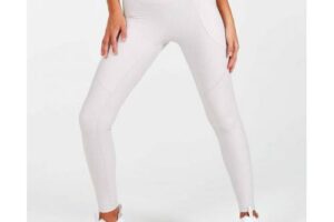 Bild von Physiq Apparel Lux Ribbed High Waisted Leggings – Sandshell – female