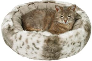 Bild von Trixie Leika Plush Dog Bed White/Light Brown – 50cm