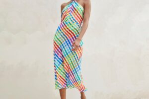 Bild von Never Fully Dressed Summer Check Bay Dress