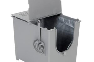 Bild von Modko Grey Flip Cat Litter Box