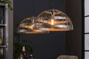 Bild von Furnwise Industrial Ceiling Light Metal Blinds 2L