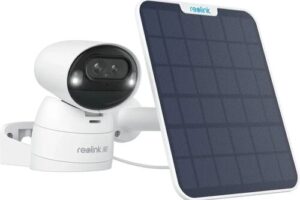 Bild von Reolink Argus Track, 4K Solar Security Camera, Wireless Outdoor Camera, Pan & Tilt, Auto Zoom Tracking, 2.4/5Ghz Wifi, 8Mp