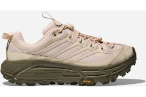 Bild von HOKA Mafate Three2 Lifestyle Shoes in Oat Milk/Eucalyptus, Size 11.5