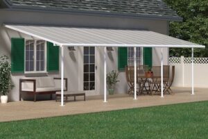 Bild von 10×24 Palram Canopia Sierra White Patio Cover