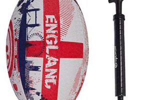 Bild von Optimum ENGLAND National Rugby Ball- Iconic Style, 3 / with Pump