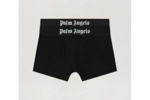 Bild von ANGELS Bw Palm Angels Trunk Bipack – Man Underwear & Socks White Black S