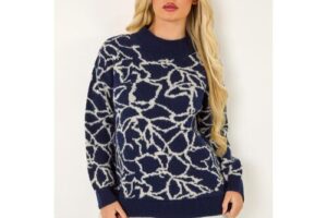 Bild von Roman Petite Floral Contrast Knit Jumper 10 female