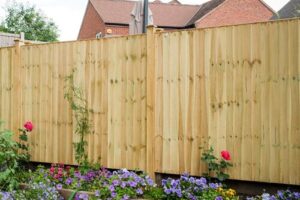 Bild von Shire 5ft 6inch High 1650mm Grange Standard Featheredge Fence Panel – Pressure Treated – Pack of 10