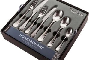 Bild von Robert Welch Honeybourne Bright 42-Piece Stainless Steel Cutlery Set with 4 Free Steak Knives