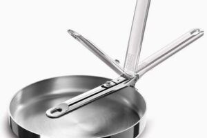 Bild von Joseph Joseph Space Steel Folding Handle 24cm Frying Pan