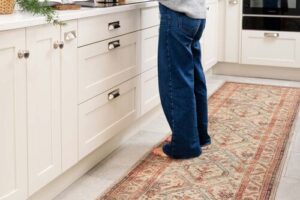Bild von Distressed Terracotta Washable Runner – Rowe – Everyday – 60cm x 240cm Runner