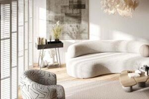Bild von Beige Scandi Hygge Rug – Cudo – Milako – 80cm x 150cm
