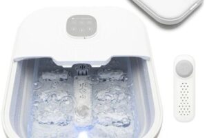 Bild von RIO FTBH13 Deluxe Foldaway Foot Spa & Massager – White, White