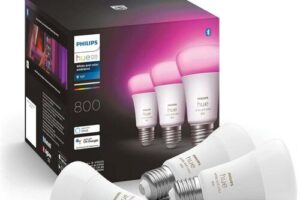 Bild von Philips Hue White and Colour Ambiance E27 Smart Bulb – 3 Pack, New